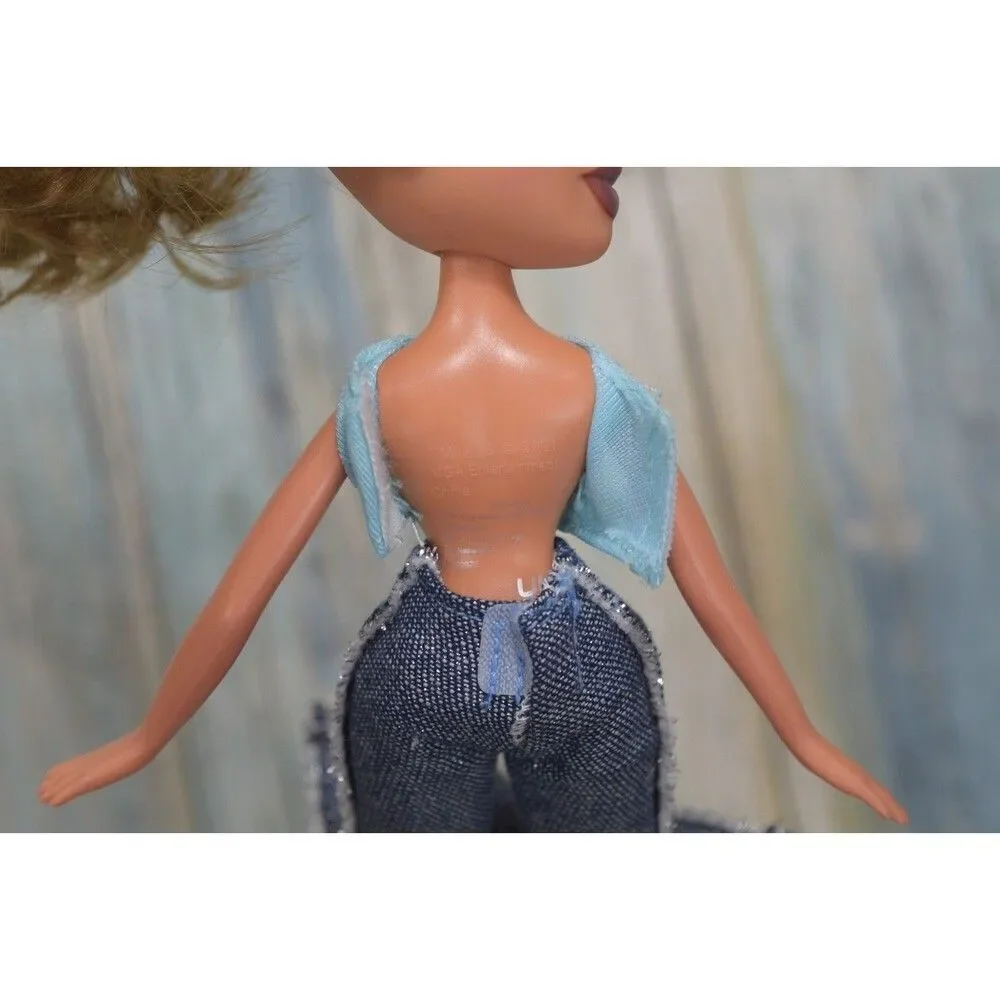 Bratz Doll Yasmin 2001 MGA In Cloe Denim Outfit Brown Hair Braids Vintage